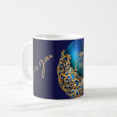 Aquamarine OsterTasse mit Liebe & Sparkor Design � Kaffeetasse (Vorderseite Links)