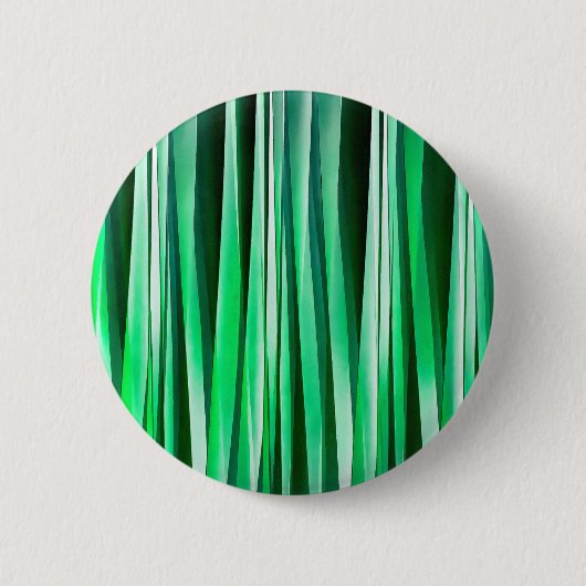 Aquamarine-Ozean-Stripy Muster Button (Vorderseite)