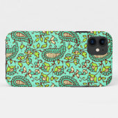 Aquamarine Paisley iPhone 5 Case-Mate Hülle (Rückseite (Horizontal))