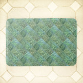 Aquamarine Patchwork Sea Green Water Boho Chic Badematte