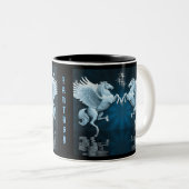 Aquamarine Pegasus Reflections Kaffeezubereitung T Zweifarbige Tasse (VorderseiteRechts)