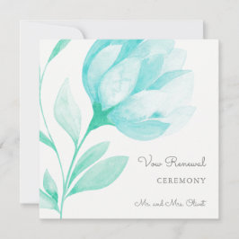 Aquamarine Peonies: Erneuerende Einladung