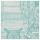 aquamarine Perle Stoff (Nahaufnahme)
