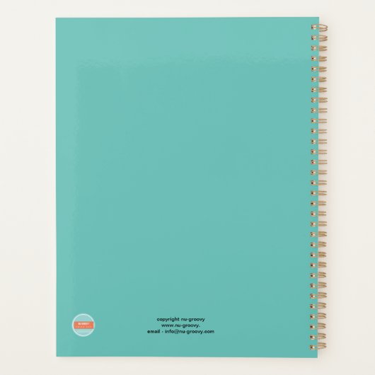 Aquamarine Pfirsichnu Planer (Rückseite)