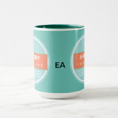 Aquamarine Pfirsichnu Tasse (Zentrum)