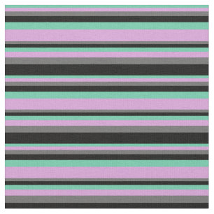 Aquamarine, Pflaume, Dim Gray und Black Colored Stoff