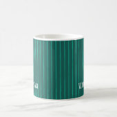 Aquamarine Pinstreifen Kaffeetasse (Mittel)