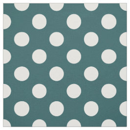 Aquamarine Polka-Punkte Stoff