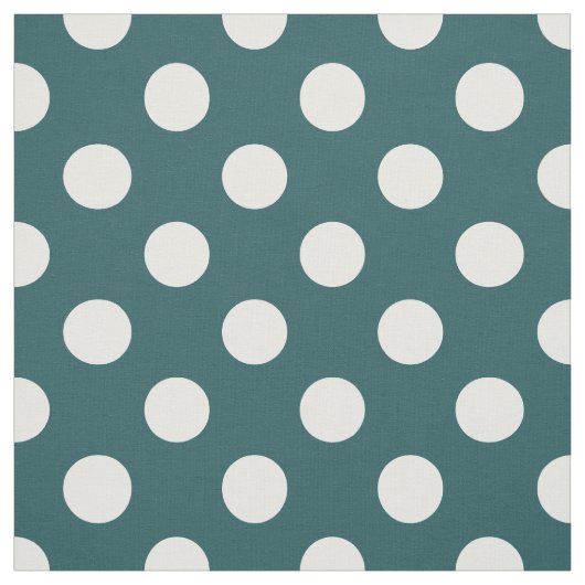 Aquamarine Polka-Punkte Stoff (Muster)