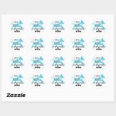 Aquamarine Pony Friendship Sticker (Blatt)