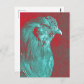 Aquamarine Postkarte (Vorne/Hinten)