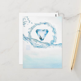 Aquamarine Postkarte