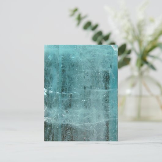 Aquamarine Postkarte (Stehend Vorderseite)