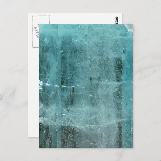 Aquamarine Postkarte (Vorne/Hinten)
