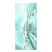 Aquamarine-Preisliste Rack-Karte Werbekarte (Hinten)