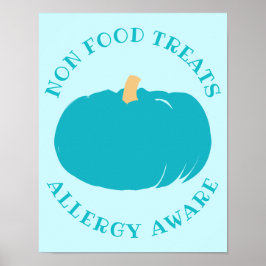 Aquamarine Pumpkin Non Food Leckereien Allergikerw Poster
