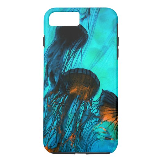 Aquamarine Quallen Case-Mate iPhone Hülle (Rückseite)