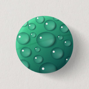 Aquamarine Raindrop Textur Button