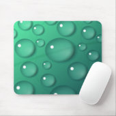 Aquamarine Raindrop Textur Mousepad (Mit Mouse)