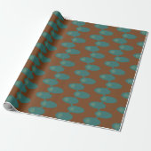 Aquamarine Raumschiffe Geschenkpapier (Ungerollt)