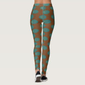 Aquamarine Raumschiffe Leggings (Rückseite)