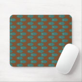 Aquamarine Raumschiffe Mousepad (Mit Mouse)