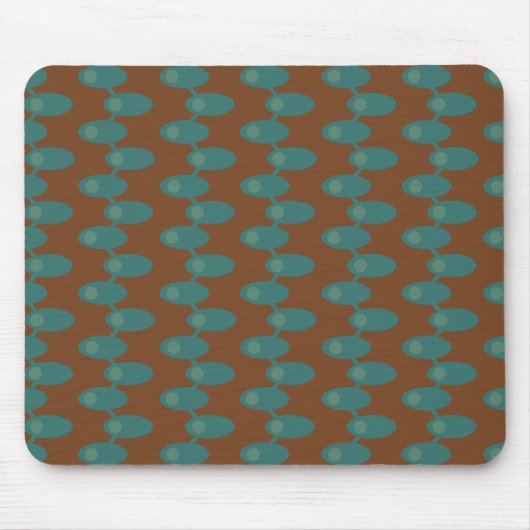 Aquamarine Raumschiffe Mousepad (Vorne)