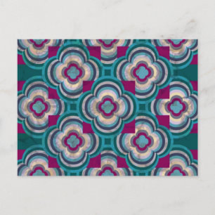 Aquamarine Reflektionen Postkarte