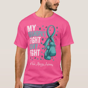 Aquamarine Ribbon Großvater-Lebensmittelallergien  T-Shirt