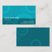 aquamarine Ringe Visitenkarte (Vorne/Hinten)