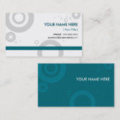 aquamarine Ringe Visitenkarte (Vorne/Hinten)