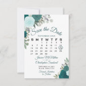 Aquamarine Rose Florenz Save The Date (Vorderseite)
