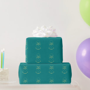 Aquamarine Rose Geschenkpapier