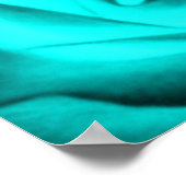 Aquamarine Rose Poster (Ecke)