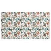 Aquamarine Rostfläche Grünbraun Blätter Herbst Kissenbezug (Vorderseite-Links)