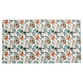 Aquamarine Rostfläche Grünbraun Blätter Herbst Kissenbezug (Vorderseite-Rechts)