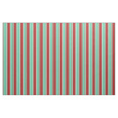 Aquamarine, rot und hellgelb farbiges Muster Stoff (Fat Quarter (45,7 x 55,9 cm))
