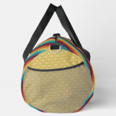 AQUAMARINE ROTE ORANGE YELLOW PATTERN DUFFLE BAG (Rechts)