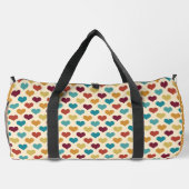 AQUAMARINE ROTE ORANGE YELLOW PATTERN DUFFLE BAG (Rückseite)