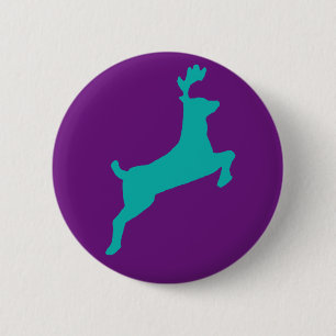 Aquamarine Rotwild Button