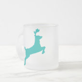 Aquamarine Rotwild Mattglastasse (Vorderseite Links)