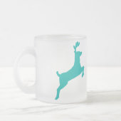 Aquamarine Rotwild Mattglastasse (Links)