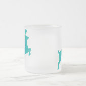 Aquamarine Rotwild Mattglastasse (Mittel)