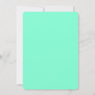 Aquamarine Rounded Invitations - Custom Designs Einladung