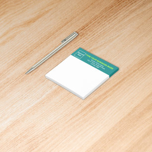 Aquamarine Rubrik "Weißer Platz" Post-it Klebezettel