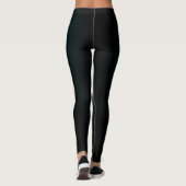 Aquamarine Russ-Faser gemustert Leggings (Rückseite)