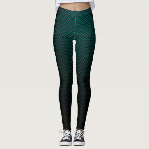 Aquamarine Russ-Faser gemustert Leggings