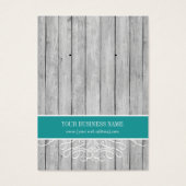 Aquamarine Rustikale Holzkreuz (Vorderseite)