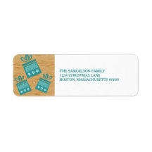 Aquamarine rustikale Präsenzmarken