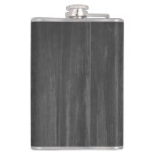 Aquamarine Rustikale Schmetterlingsflasche Persona Flachmann (Rückseite)